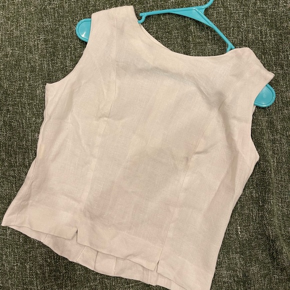 Vintage 1950s or 60s 100% Linen Shirt - Picture 1 of 6